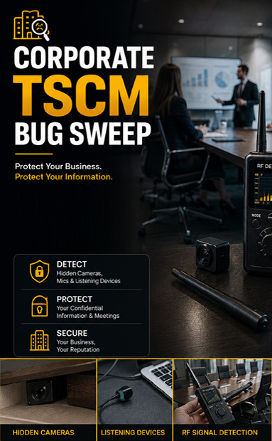 corporate TSCM bug sweep corporate TSCM bug sweep